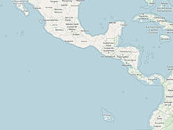 Karte der Rumregionen in Mittelamerika